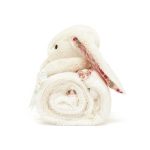 Blossom Cream Bunny 'Berry' Blankie