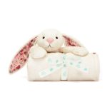 Blossom Cream Bunny 'Berry' Blankie