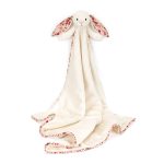 Blossom Cream Bunny 'Berry' Blankie