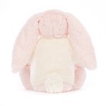 Bashful Pink Bunny with Personalized Cream Jumper