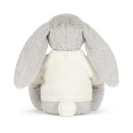 Blossom Silver Bunny 'Bloom' with Personalized Cream Jumper