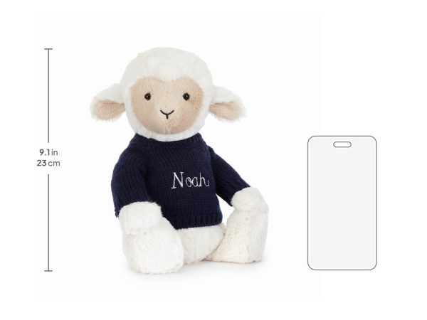 Skipson Lamb with Personalized Navy Jumper