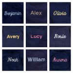 Blossom Beige Bunny 'Petal' with Personalized Navy Jumper