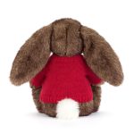 Hoppleston Luxe Bunny with Personalized Red Jumper