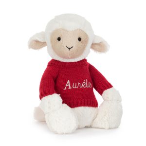Skipson Lamb with Personalized Red Jumper