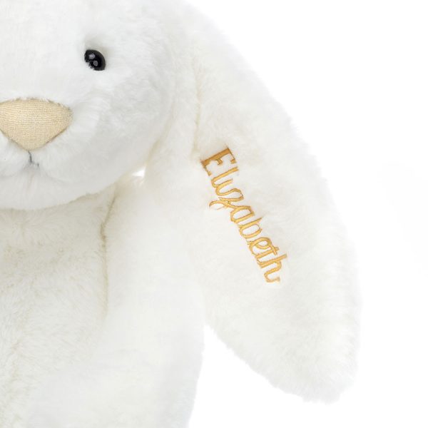 Personalized Bashful Luxe Bunny Luna Huge