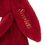 Personalized Bashful Luxe Bunny Scarlett Huge