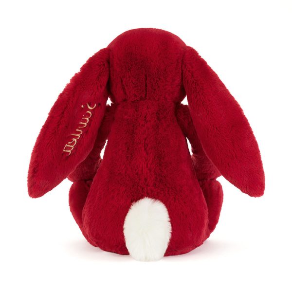 Personalized Bashful Luxe Bunny Scarlett Huge