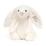 Personalized Bashful Cream Bunny Medium