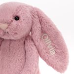 Personalized Bashful Tulip Pink Bunny Medium