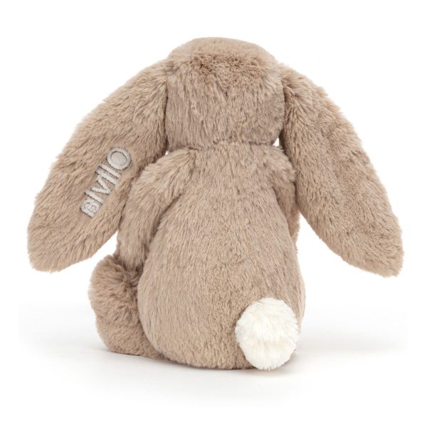 Personalized Bashful Beige Bunny Medium