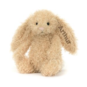 Personalized Bashful Luxe Bunny Curly Original