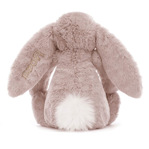 Personalized Bashful Luxe Bunny Rosa Medium