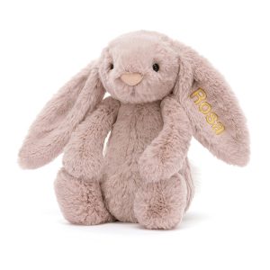 Personalized Bashful Luxe Bunny Rosa Medium