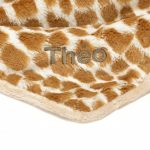 Personalized Bashful Giraffe Blankie