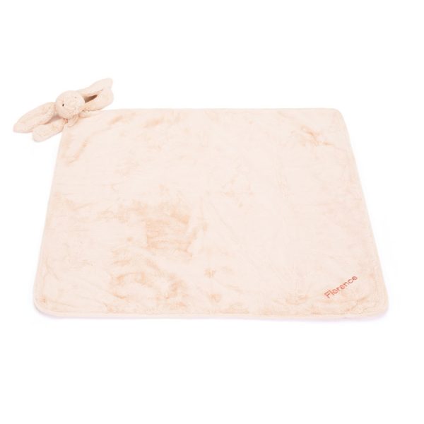 Personalized Bashful Blush Bunny Blankie