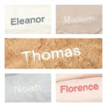 Personalized Bashful Blush Bunny Blankie