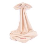 Personalized Bashful Blush Bunny Blankie