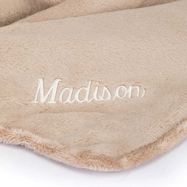 Personalized Bashful Beige Bunny Blankie