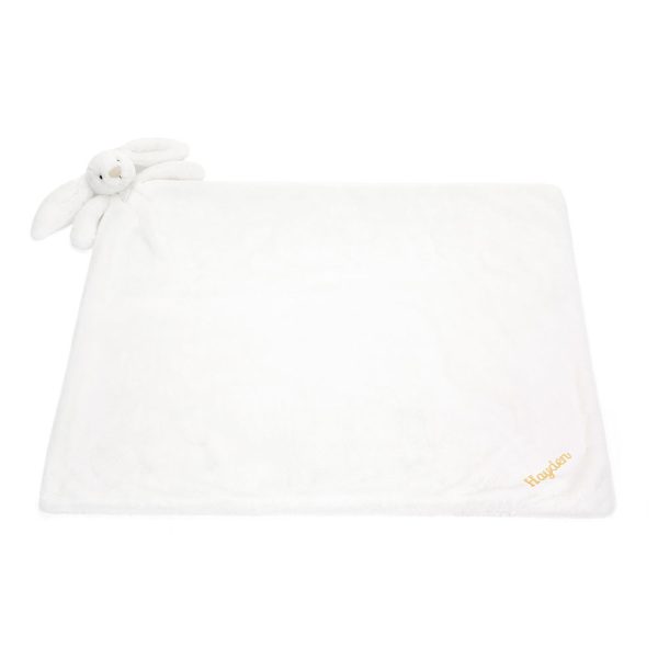 Personalized Bashful Luxe Bunny Luna Blankie