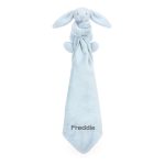 Personalized Bashful Blue Bunny Soother