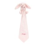 Personalized Bashful Pink Bunny Soother