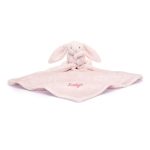 Personalized Bashful Pink Bunny Soother
